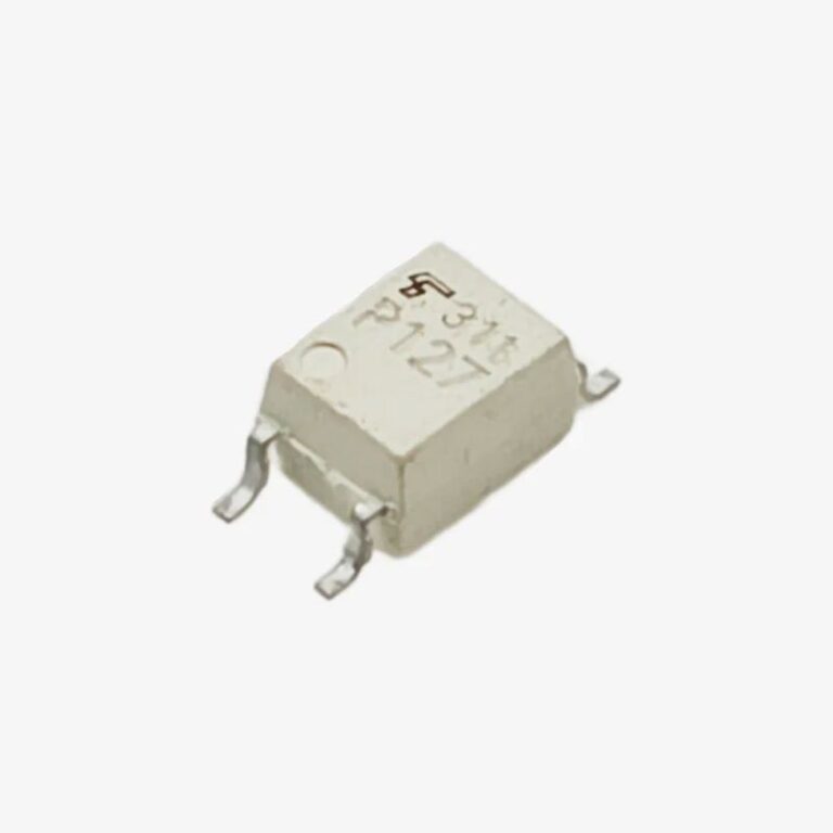 Kleine SMD-Elektronikkomponente mit vier Anschlüssen – typisches embedded hardware-Bauteil.